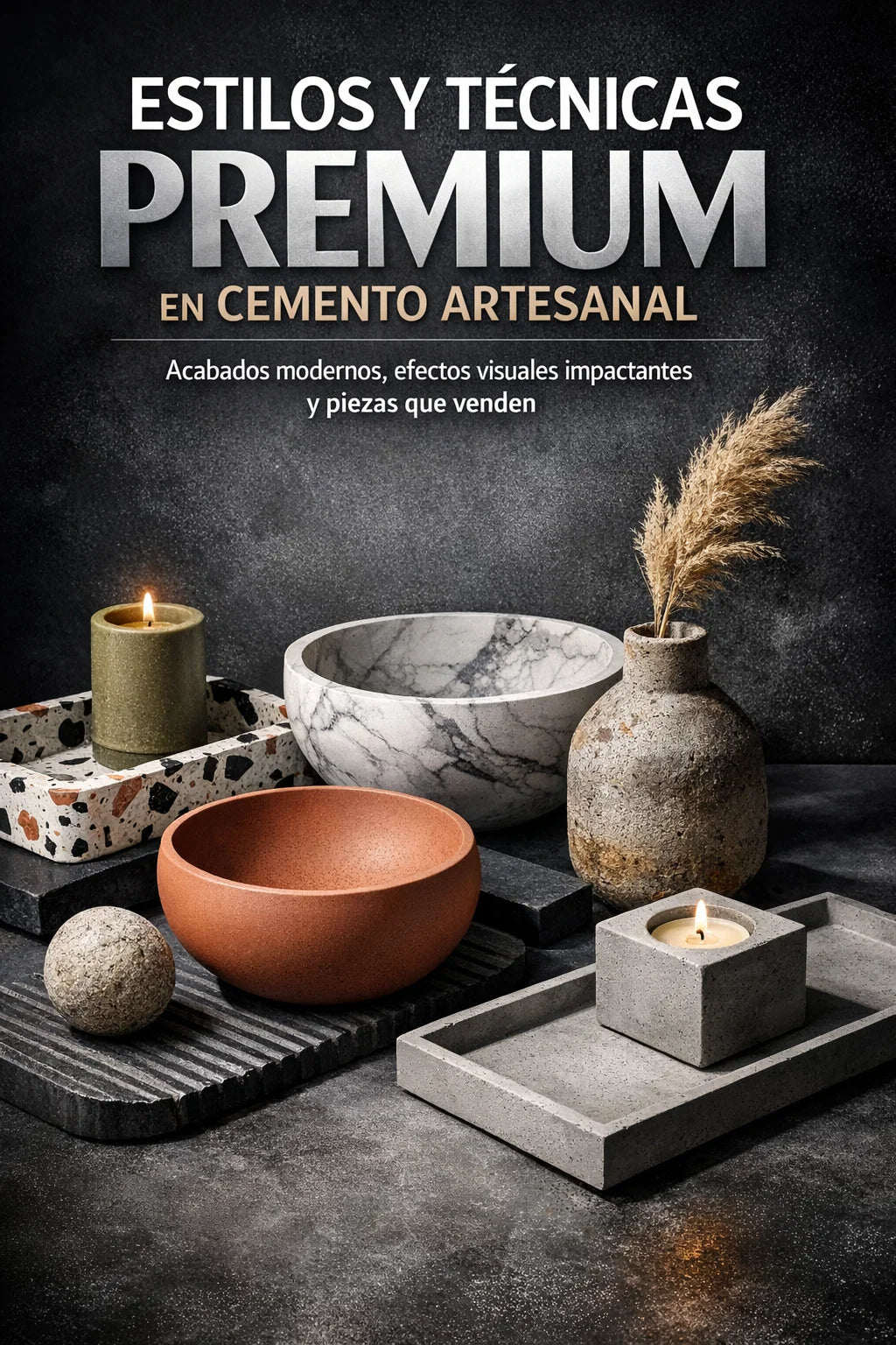 ESTILOS Y TÉCNICAS PREMIUM EN CEMENTO ARTESANAL 🎨🧱